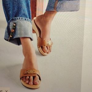 Dr. Scholl's Genuine Wooden Clogs/Slides Size 8/EU 38